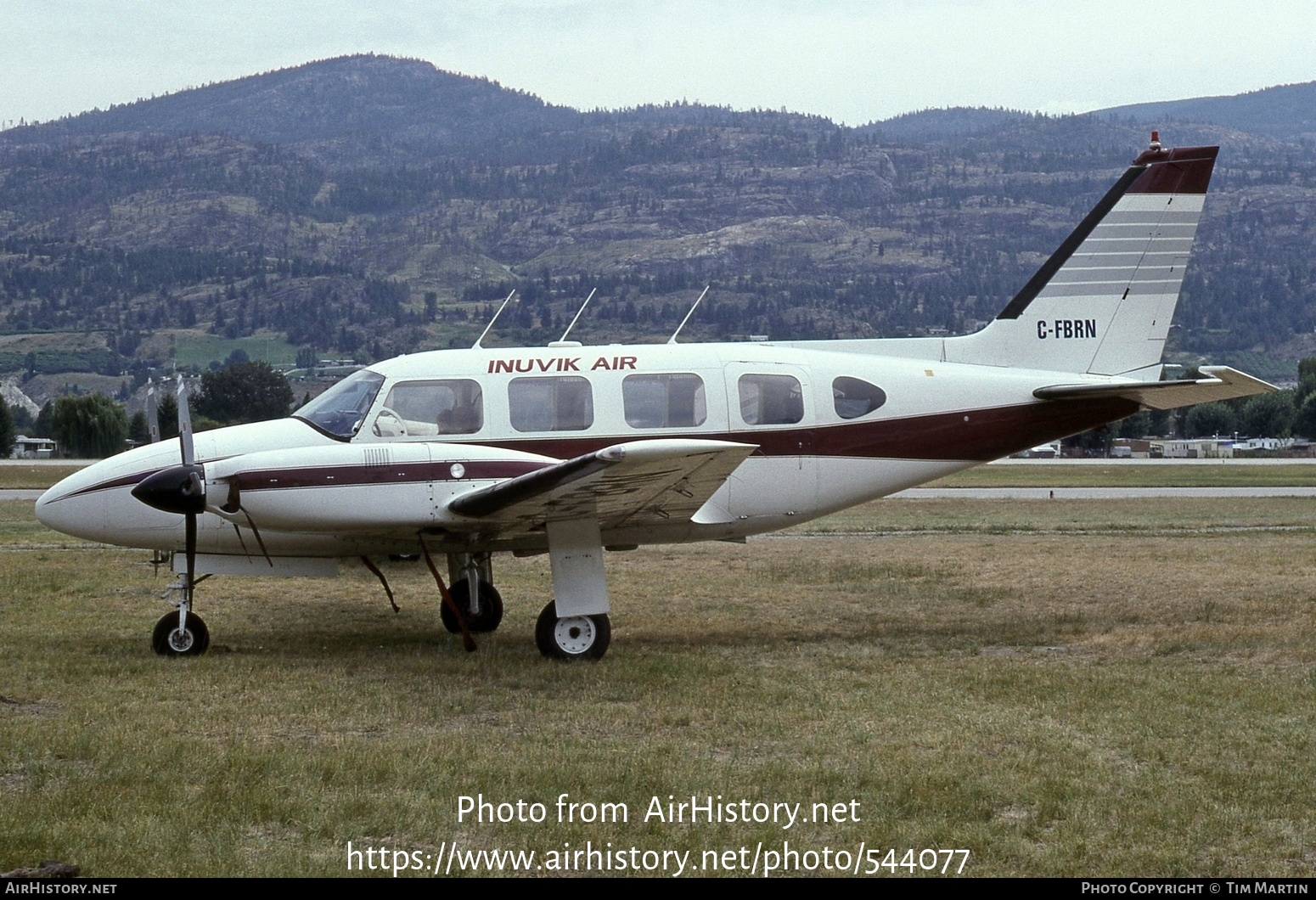 Aircraft Photo of C-FBRN | Piper PA-31-310 Navajo | Inuvik Air Charter | AirHistory.net #544077