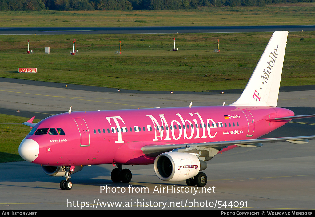 Aircraft Photo of D-AKNS | Airbus A319-112 | Germanwings | AirHistory.net #544091