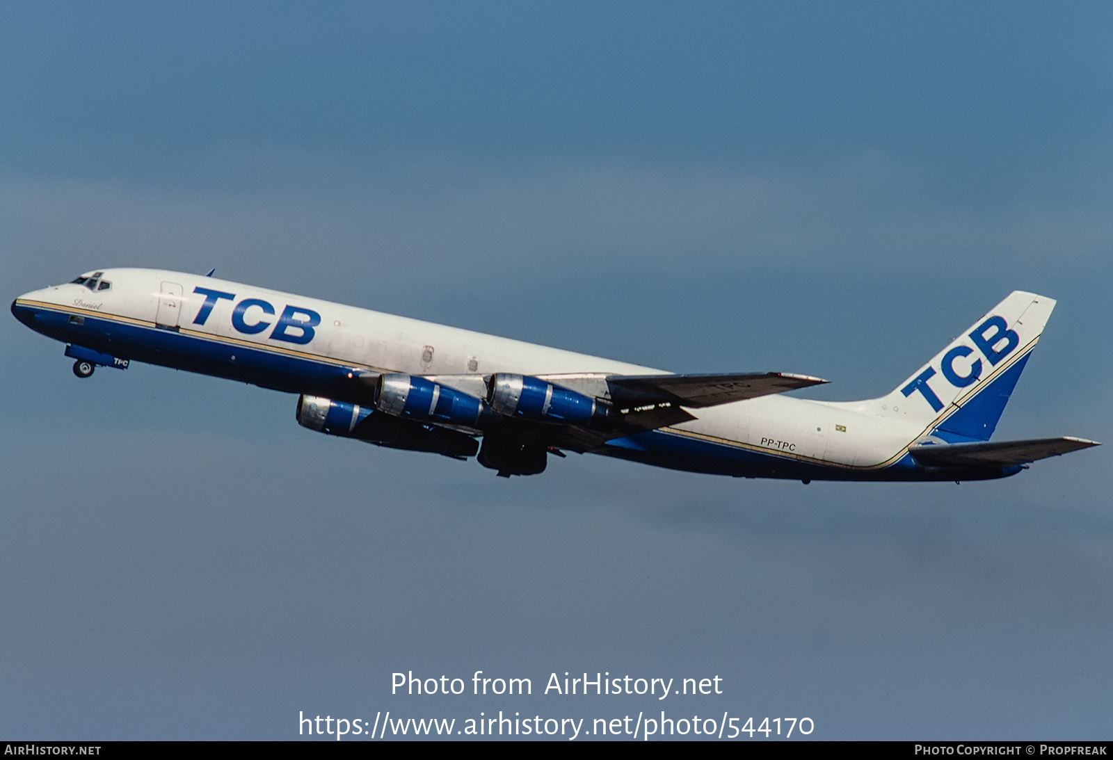 Aircraft Photo of PP-TPC | Douglas DC-8-52(F) | TCB - Transportes Charter do Brasil | AirHistory.net #544170