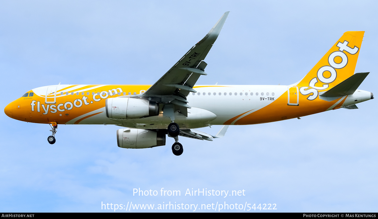 Aircraft Photo of 9V-TRK | Airbus A320-232 | Scoot | AirHistory.net #544222