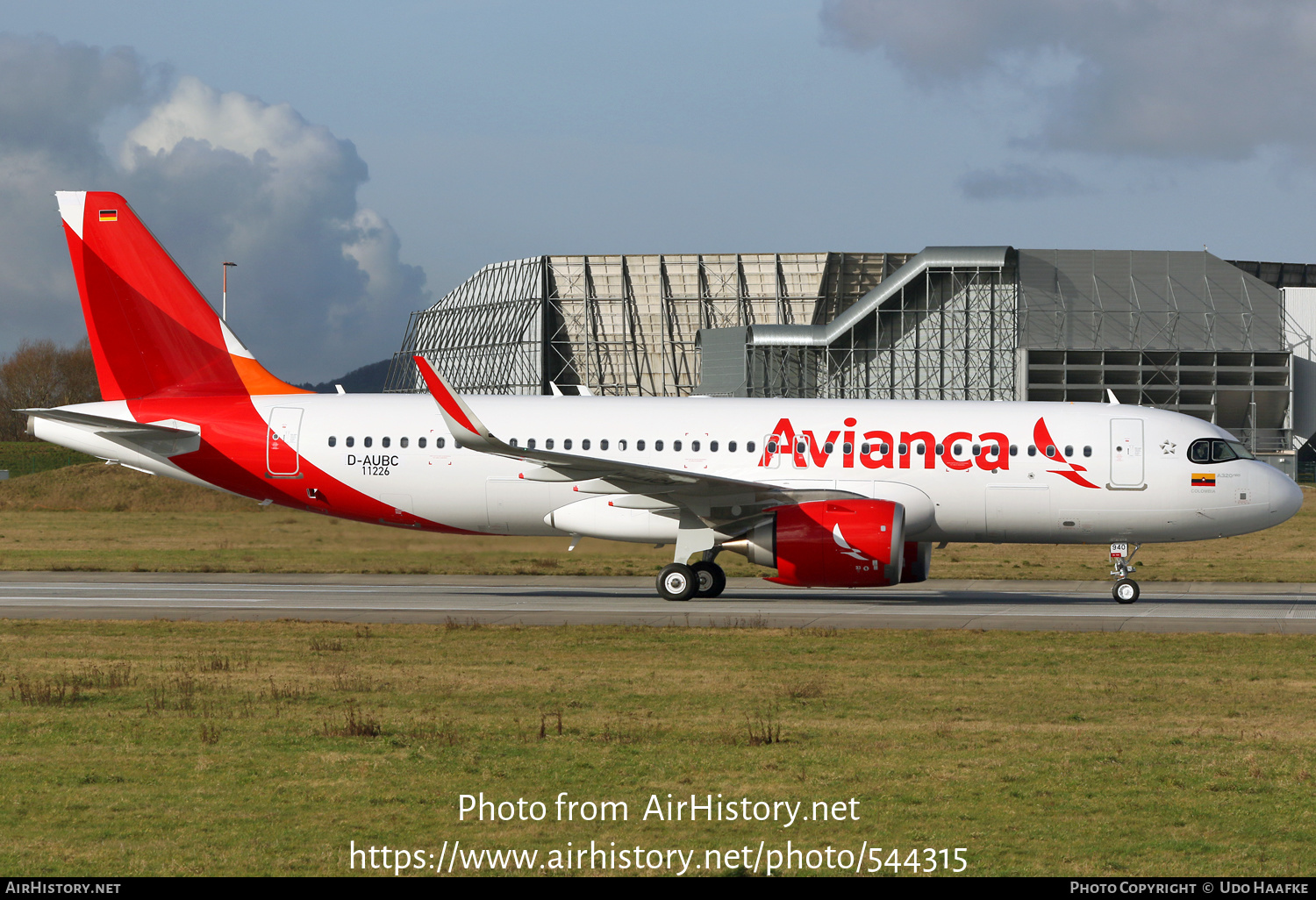 Aircraft Photo of D-AUBC / N940AV | Airbus A320-251N | Avianca | AirHistory.net #544315