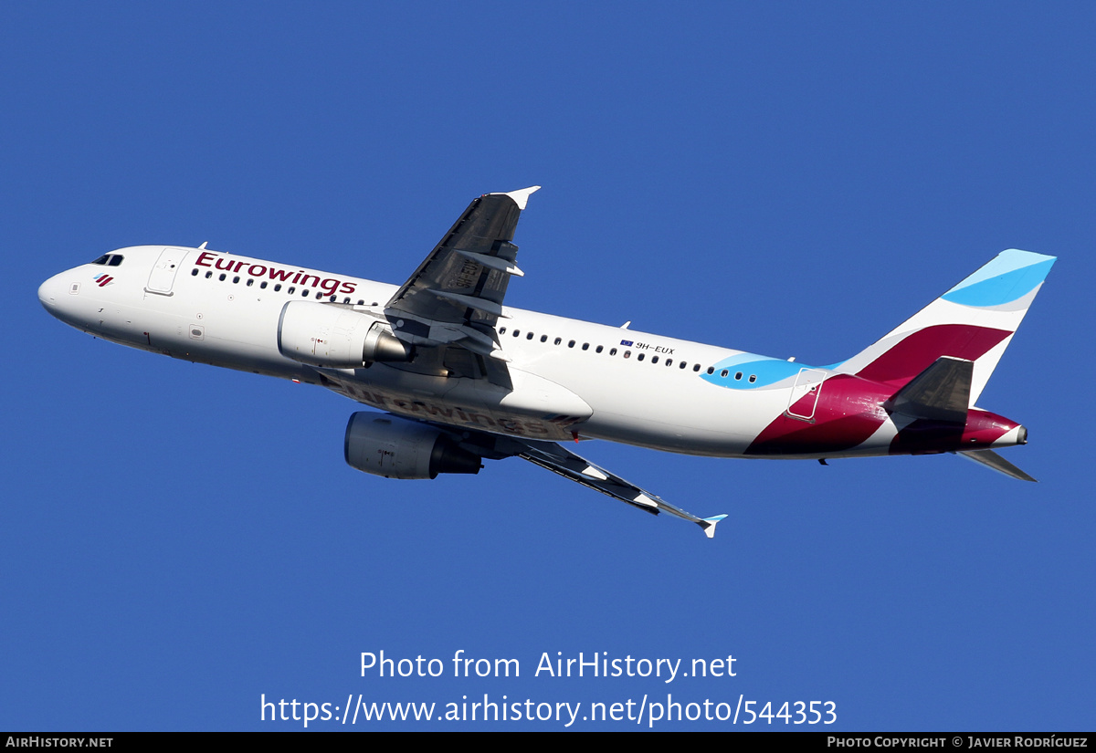 Aircraft Photo of 9H-EUX | Airbus A320-214 | Eurowings | AirHistory.net #544353