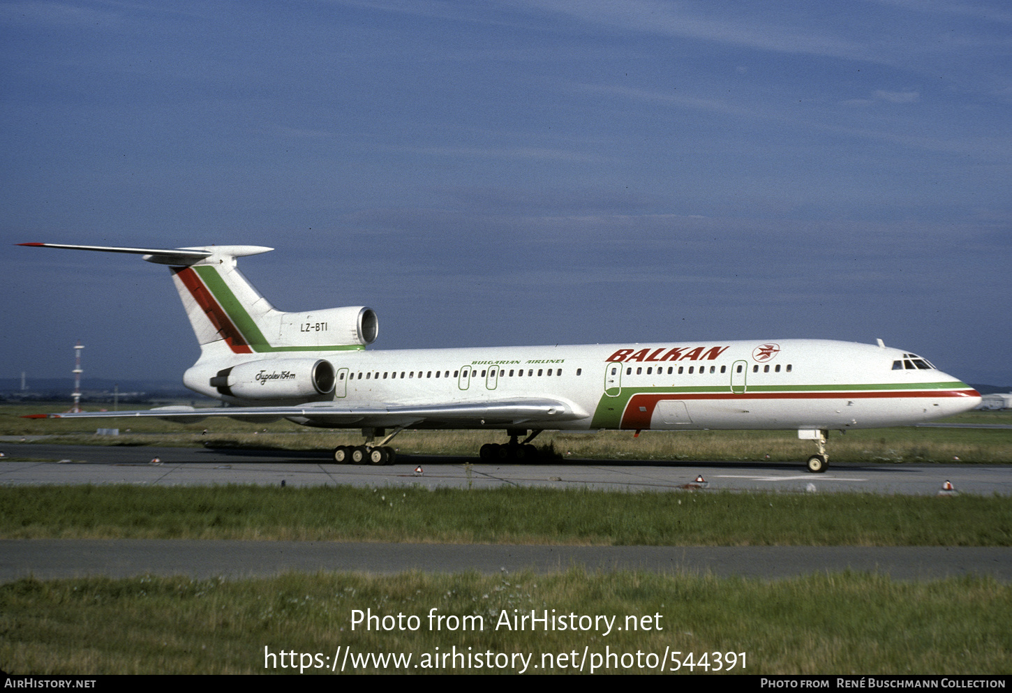 Aircraft Photo of LZ-BTI | Tupolev Tu-154M | Balkan - Bulgarian Airlines | AirHistory.net #544391