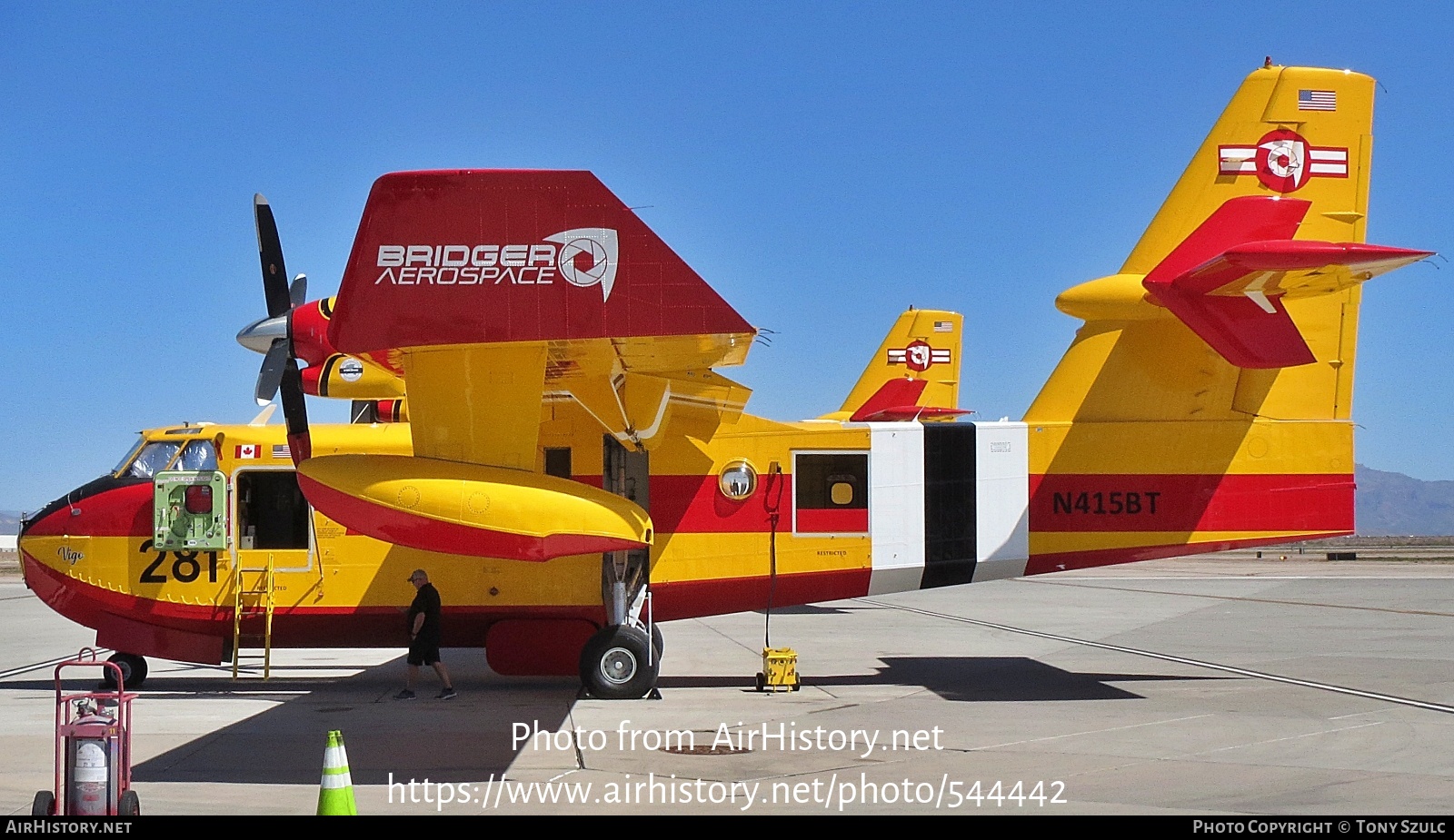 Aircraft Photo of N415BT | Viking CL-415EAF (CL-215-1A10) | Bridger Aerospace | AirHistory.net #544442