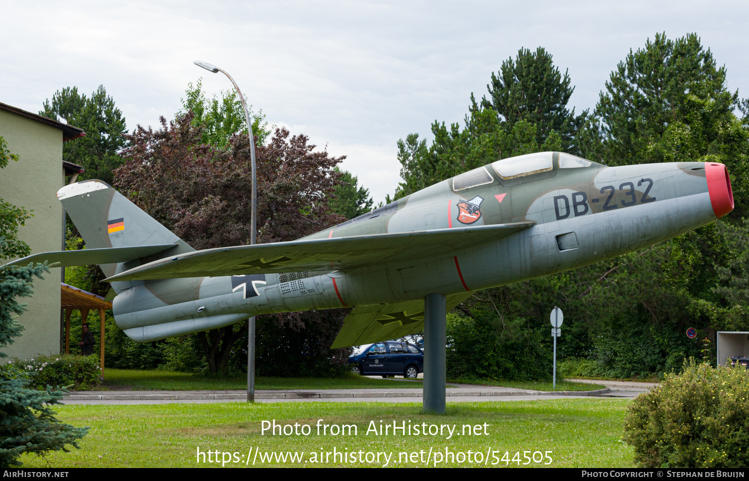 Aircraft Photo of DB-232 | Republic F-84F Thunderstreak | Germany - Air Force | AirHistory.net #544505