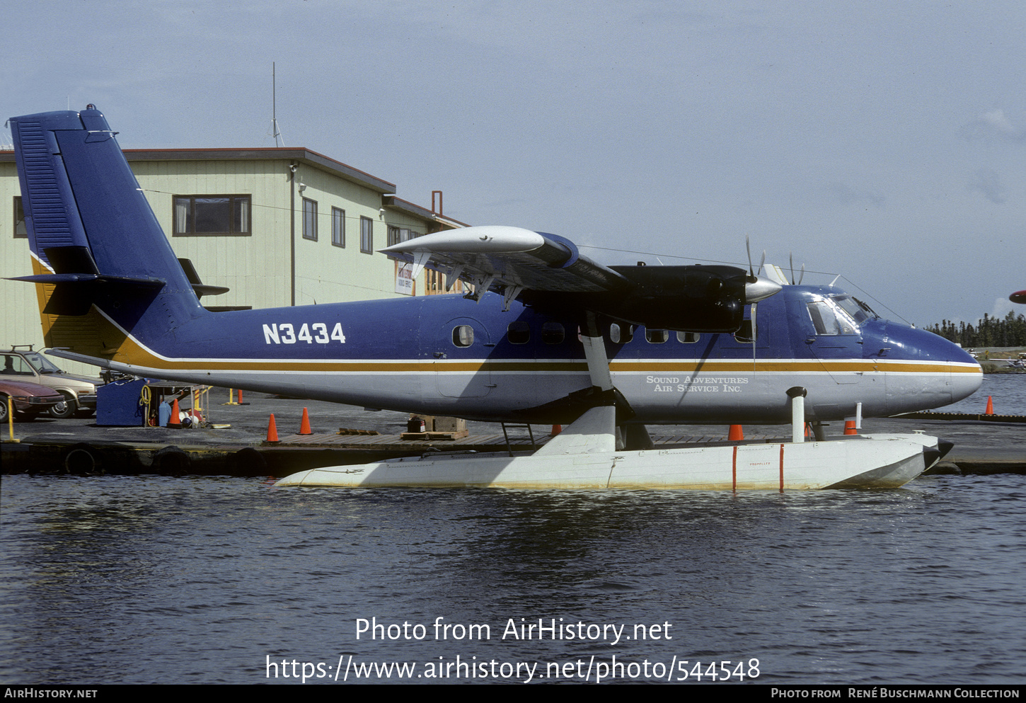 Aircraft Photo of N3434 | De Havilland Canada DHC-6-200 Twin Otter | Sound Adventures Air Service | AirHistory.net #544548