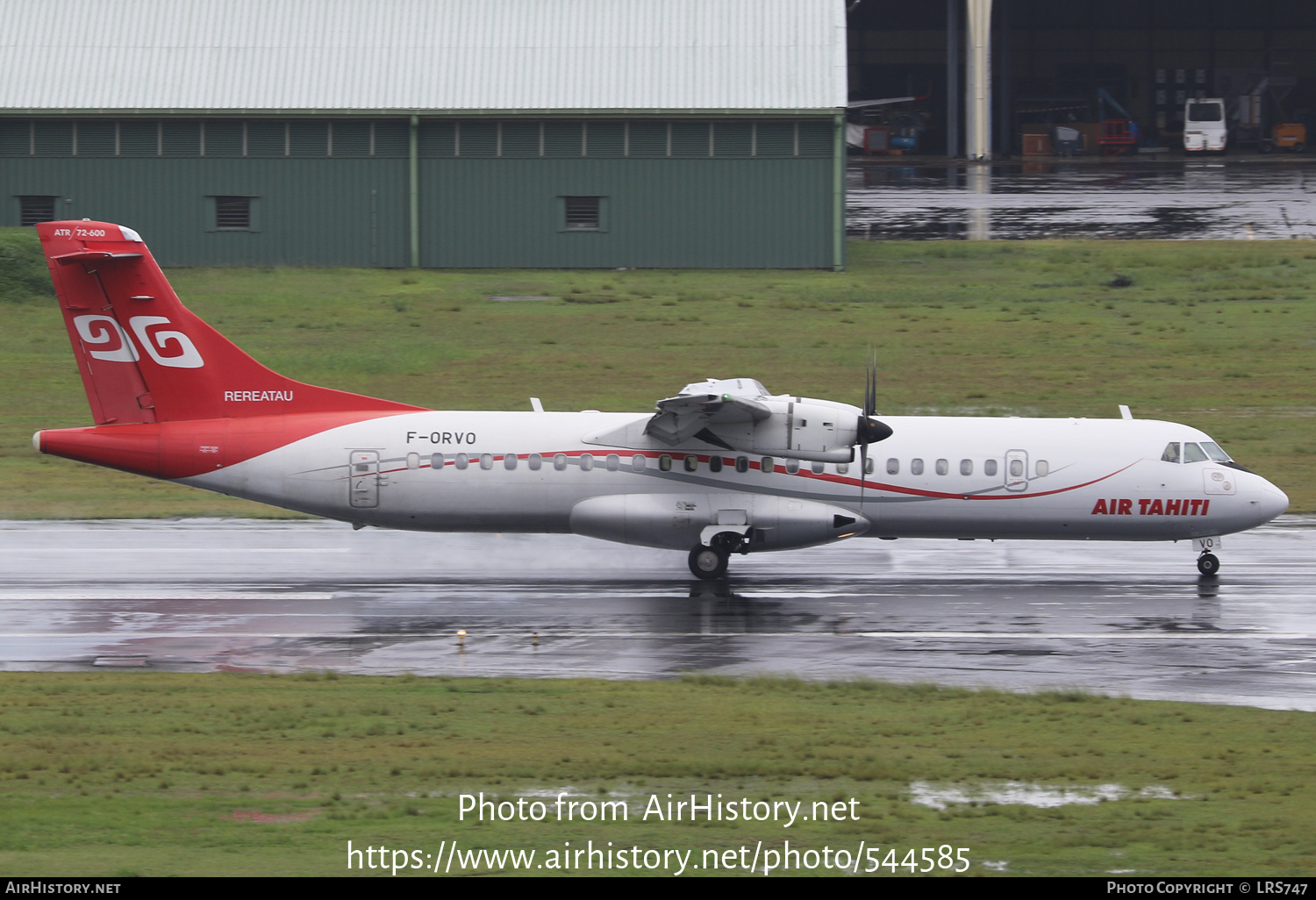 Aircraft Photo of F-ORVO | ATR ATR-72-600 (ATR-72-212A) | Air Tahiti | AirHistory.net #544585