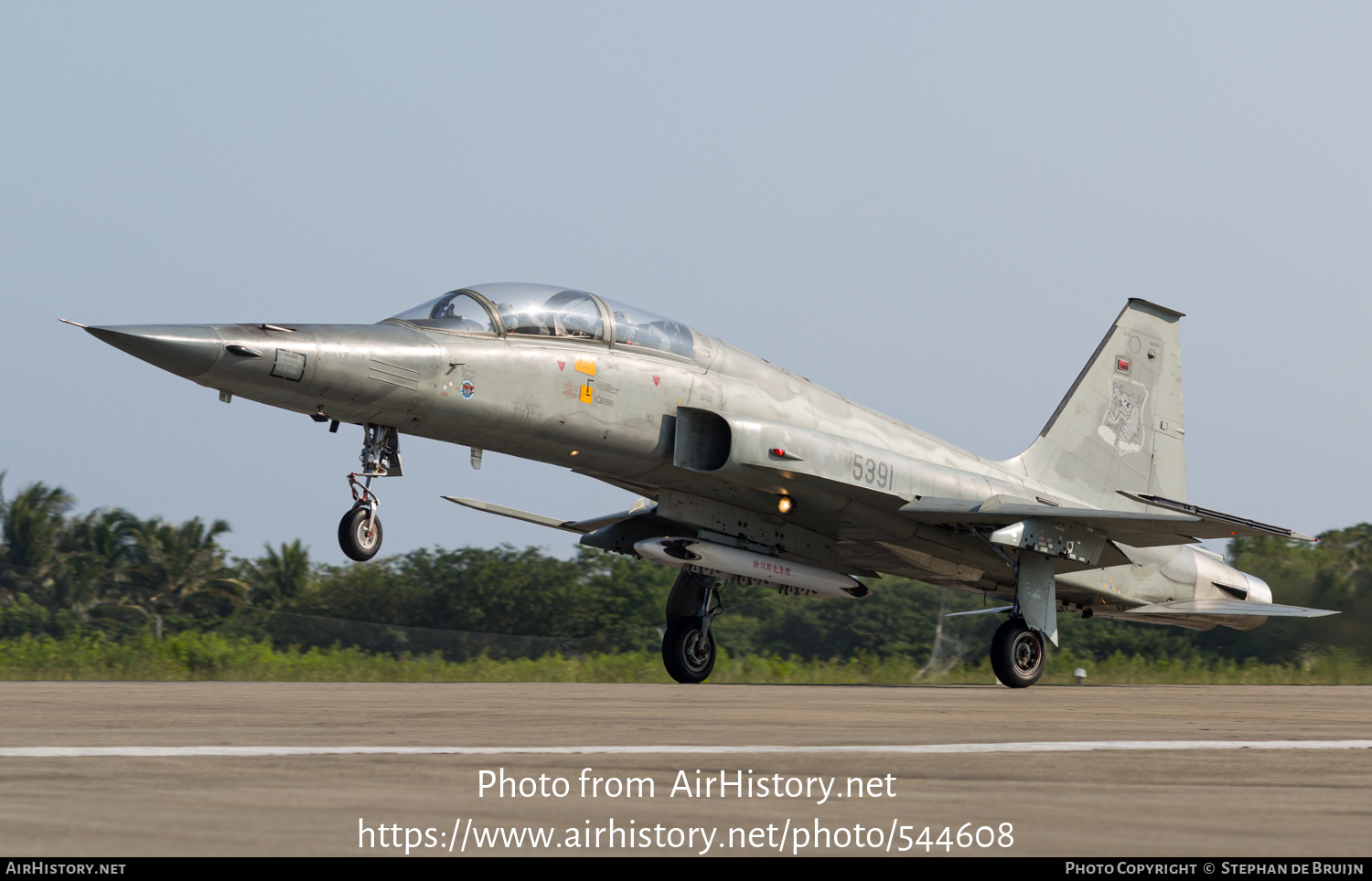 Aircraft Photo of 5391 | Northrop F-5F Tiger II | Taiwan - Air Force | AirHistory.net #544608