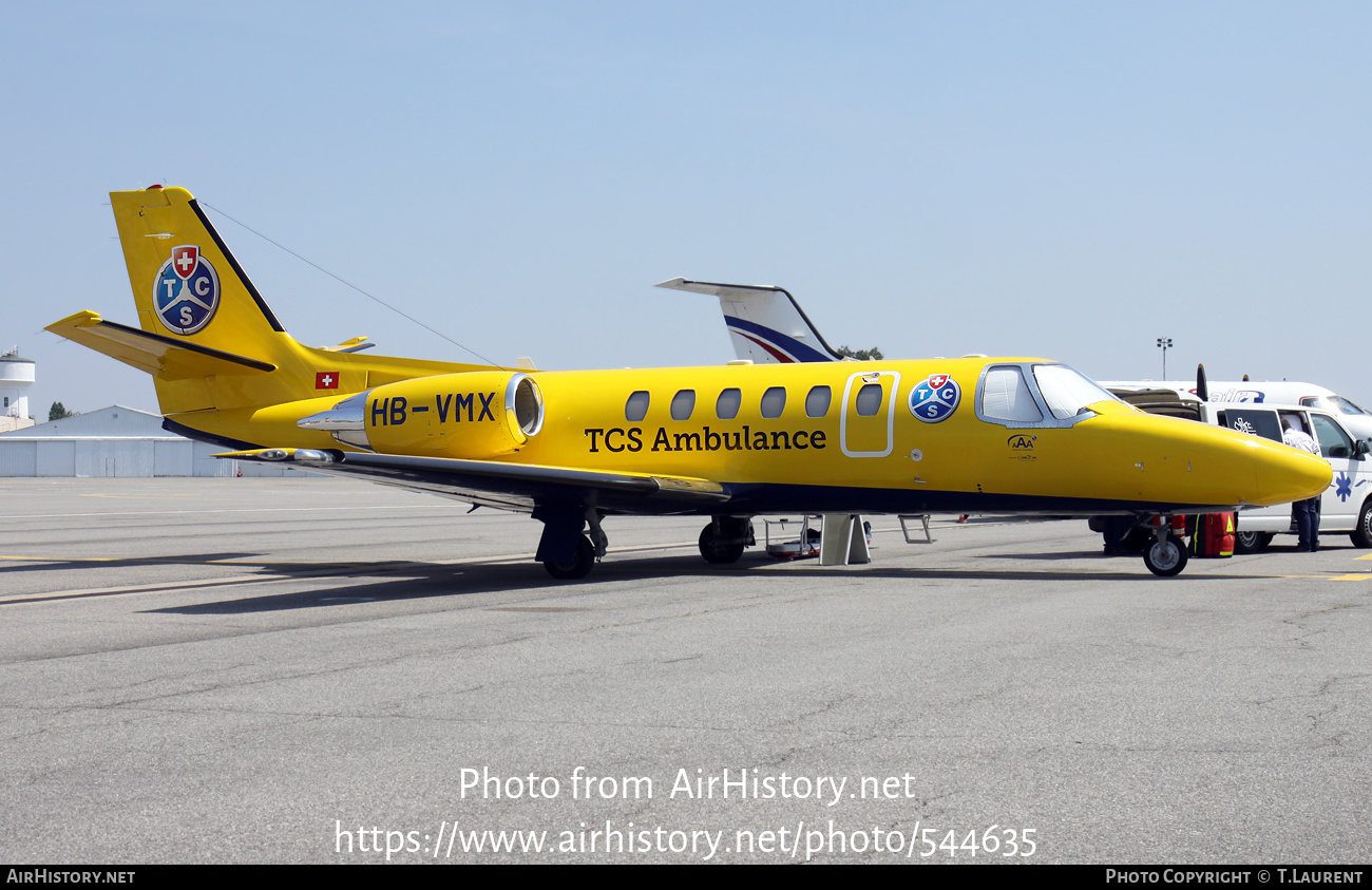 Aircraft Photo of HB-VMX | Cessna 550 Citation Bravo | TCS - Touring Club Schweiz | AirHistory.net #544635