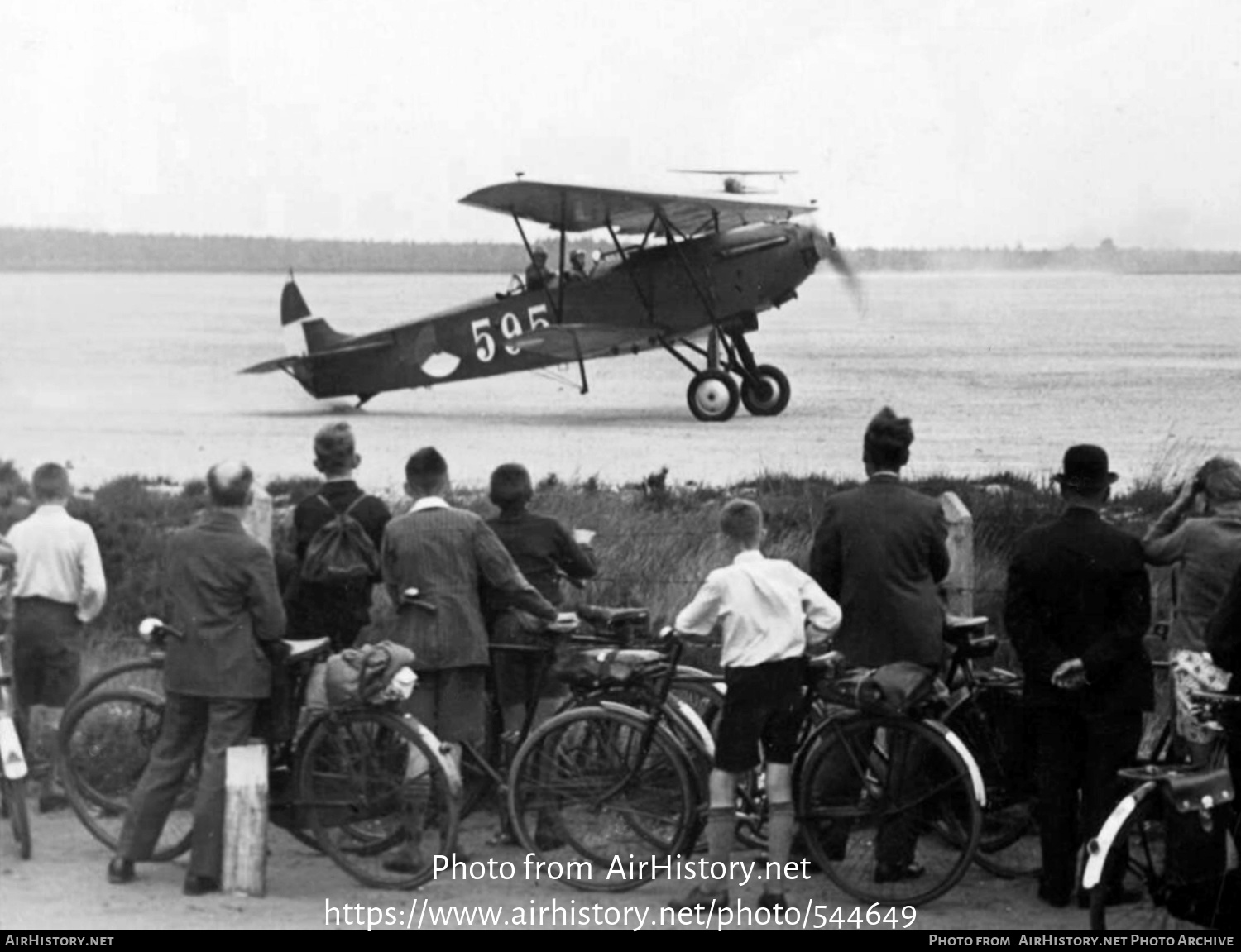 Aircraft Photo of 595 | Fokker C.VD | Netherlands - Air Force | AirHistory.net #544649