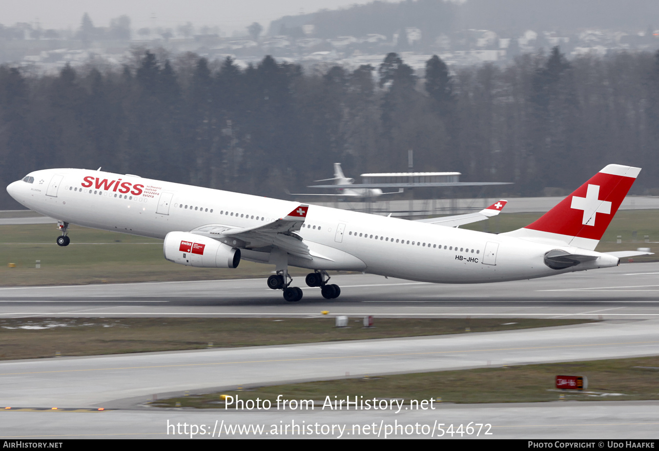 Aircraft Photo of HB-JHC | Airbus A330-343 | Swiss International Air Lines | AirHistory.net #544672