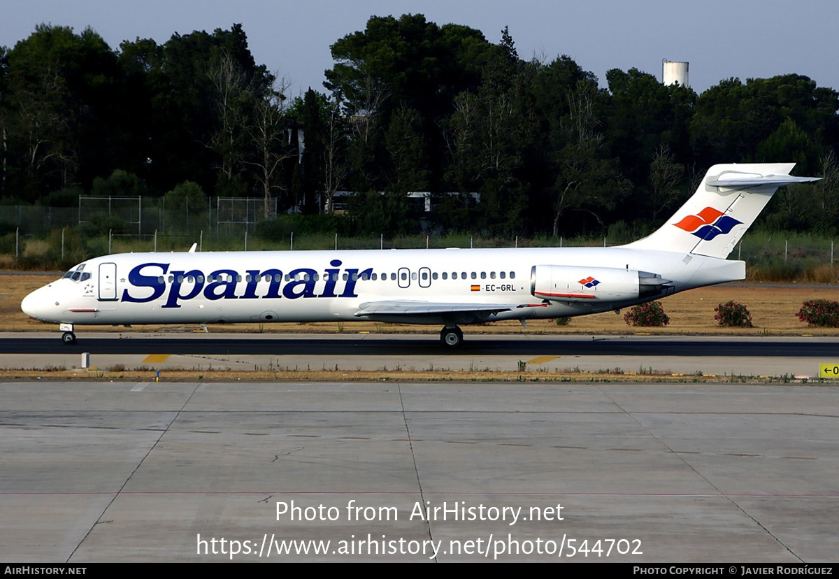 Aircraft Photo of EC-GRL | McDonnell Douglas MD-87 (DC-9-87) | Spanair | AirHistory.net #544702