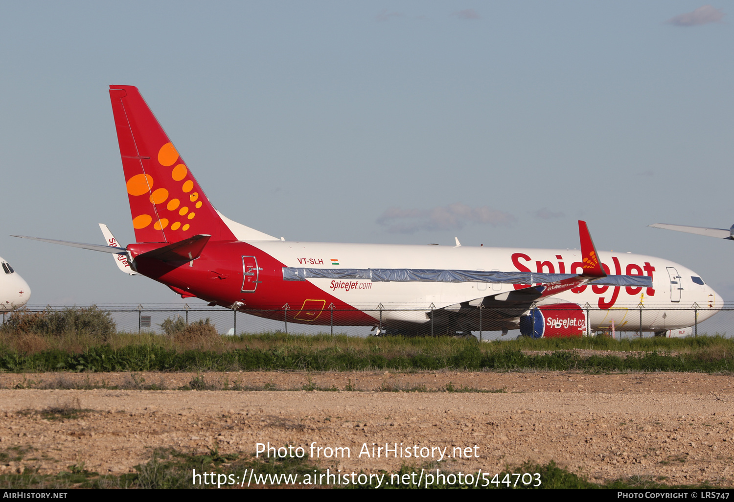 Aircraft Photo of VT-SLH | Boeing 737-8AS | SpiceJet | AirHistory.net #544703