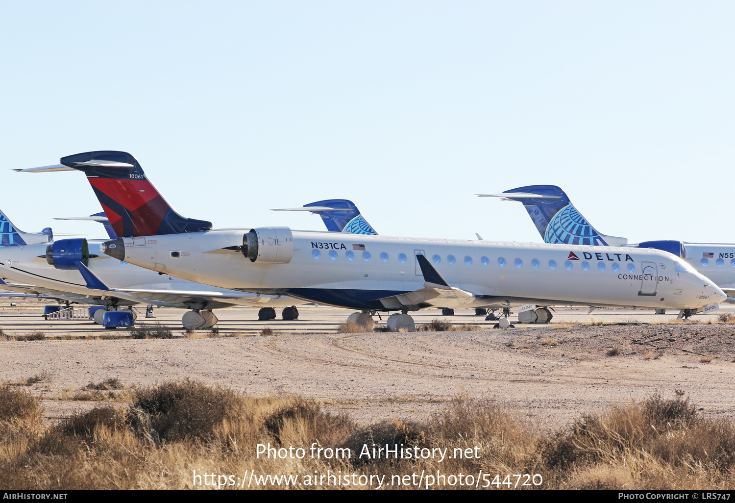 Aircraft Photo of N331CA | Bombardier CRJ-700 (CL-600-2C10) | Delta Connection | AirHistory.net #544720