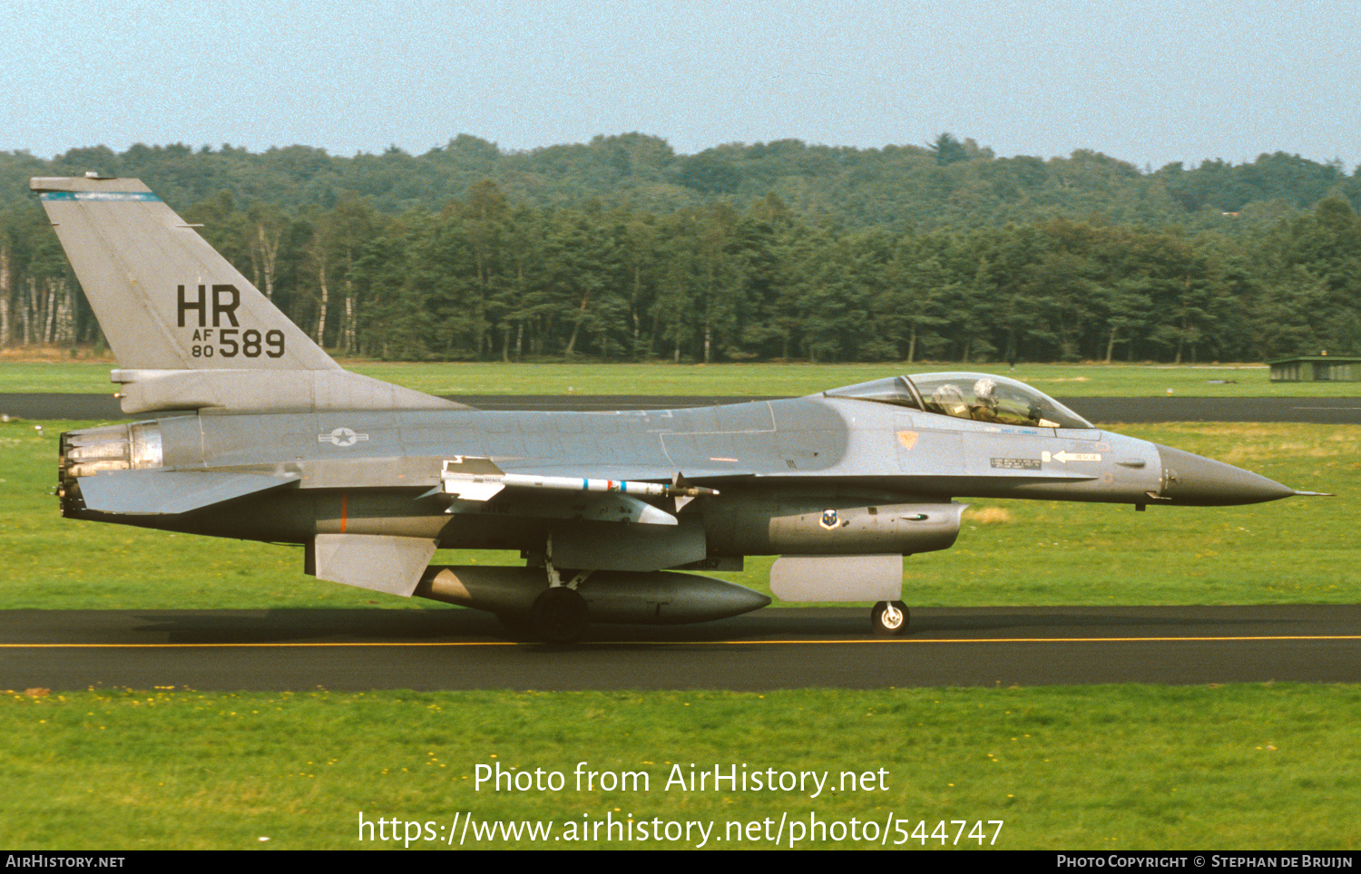 Aircraft Photo of 80-0589 / AF80-589 | General Dynamics F-16A Fighting Falcon | USA - Air Force | AirHistory.net #544747