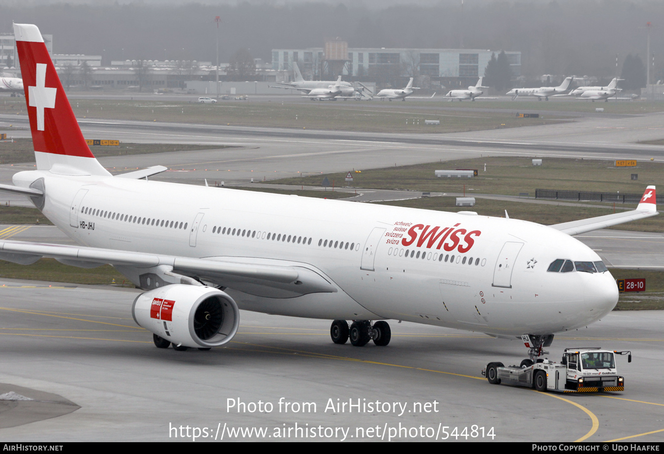 Aircraft Photo of HB-JHJ | Airbus A330-343 | Swiss International Air Lines | AirHistory.net #544814