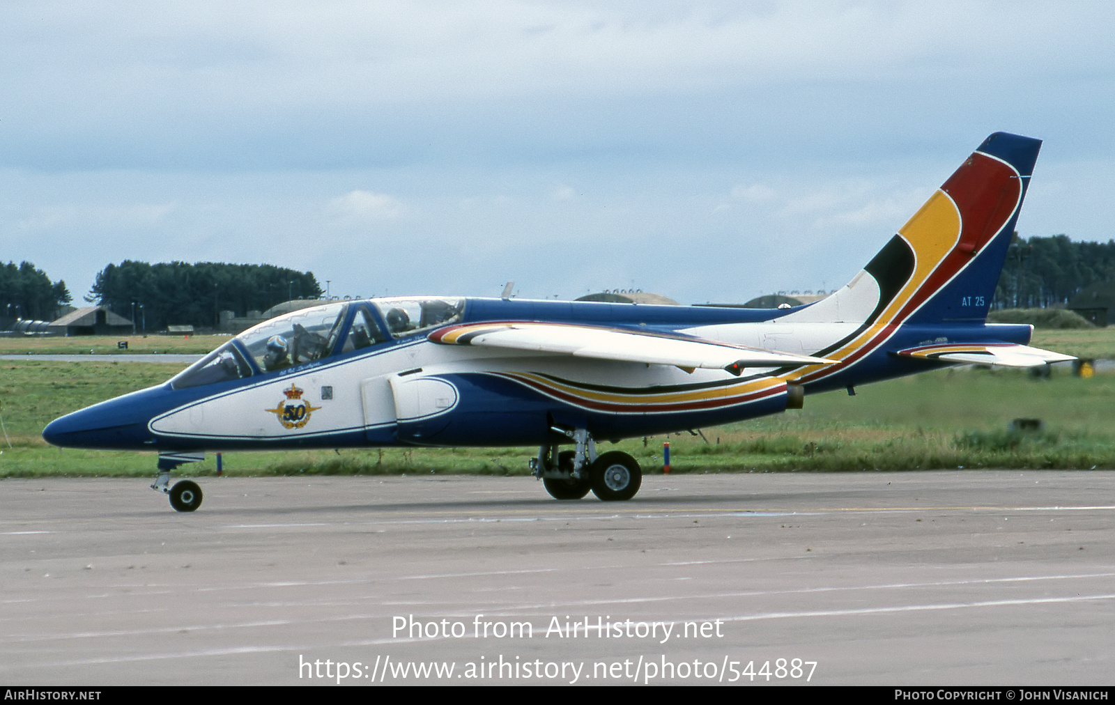 Aircraft Photo of AT25 | Dassault-Dornier Alpha Jet 1B | Belgium - Air Force | AirHistory.net #544887