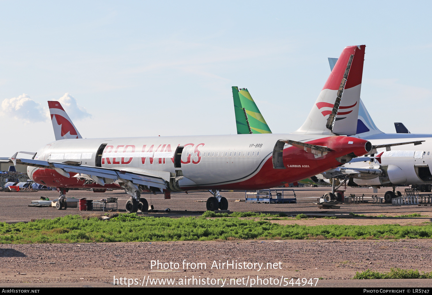 Aircraft Photo of VP-BRB | Airbus A321-231 | Red Wings | AirHistory.net #544947