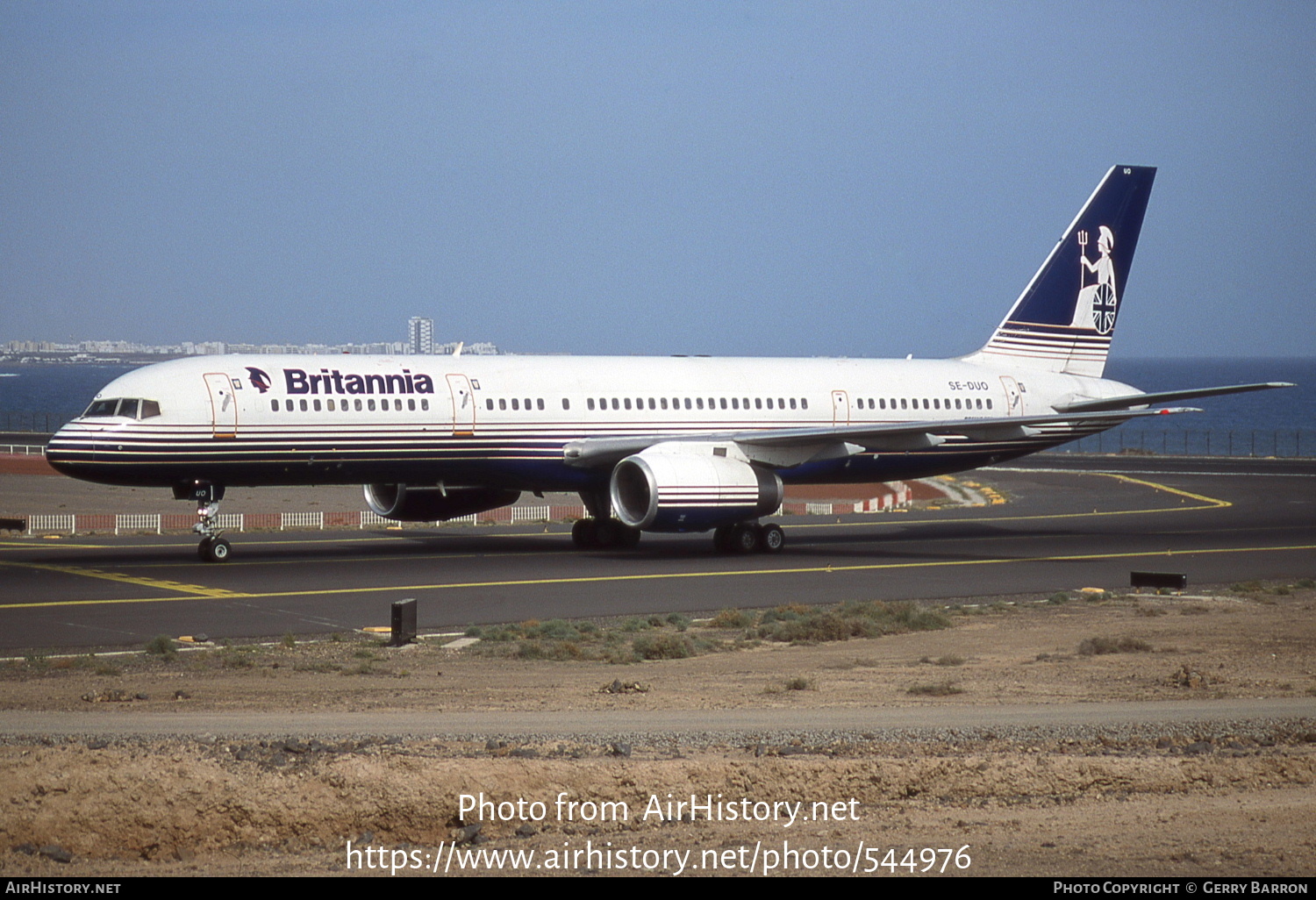 Aircraft Photo of SE-DUO | Boeing 757-236 | Britannia Nordic | AirHistory.net #544976