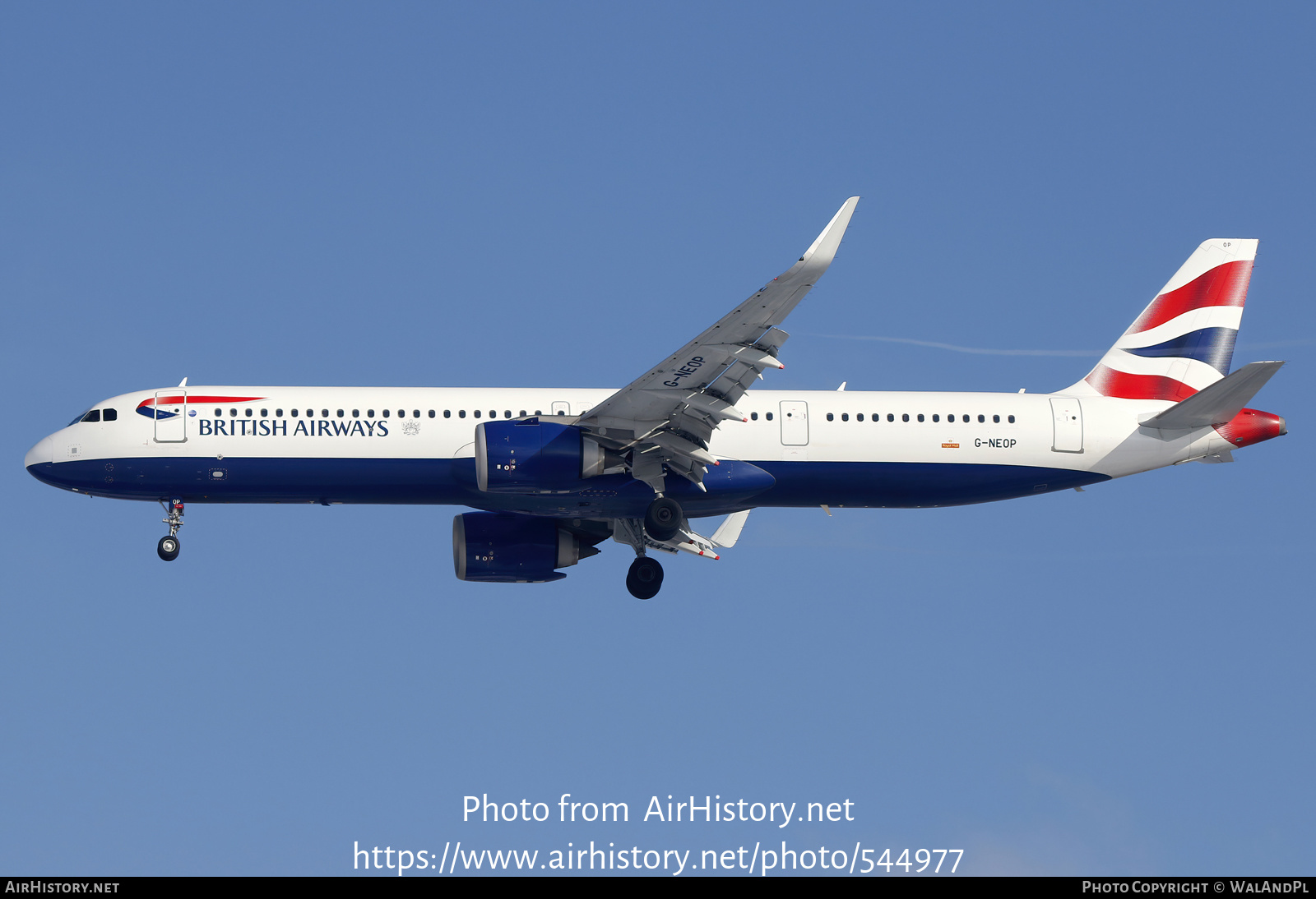 Aircraft Photo of G-NEOP | Airbus A321-251NX | British Airways | AirHistory.net #544977