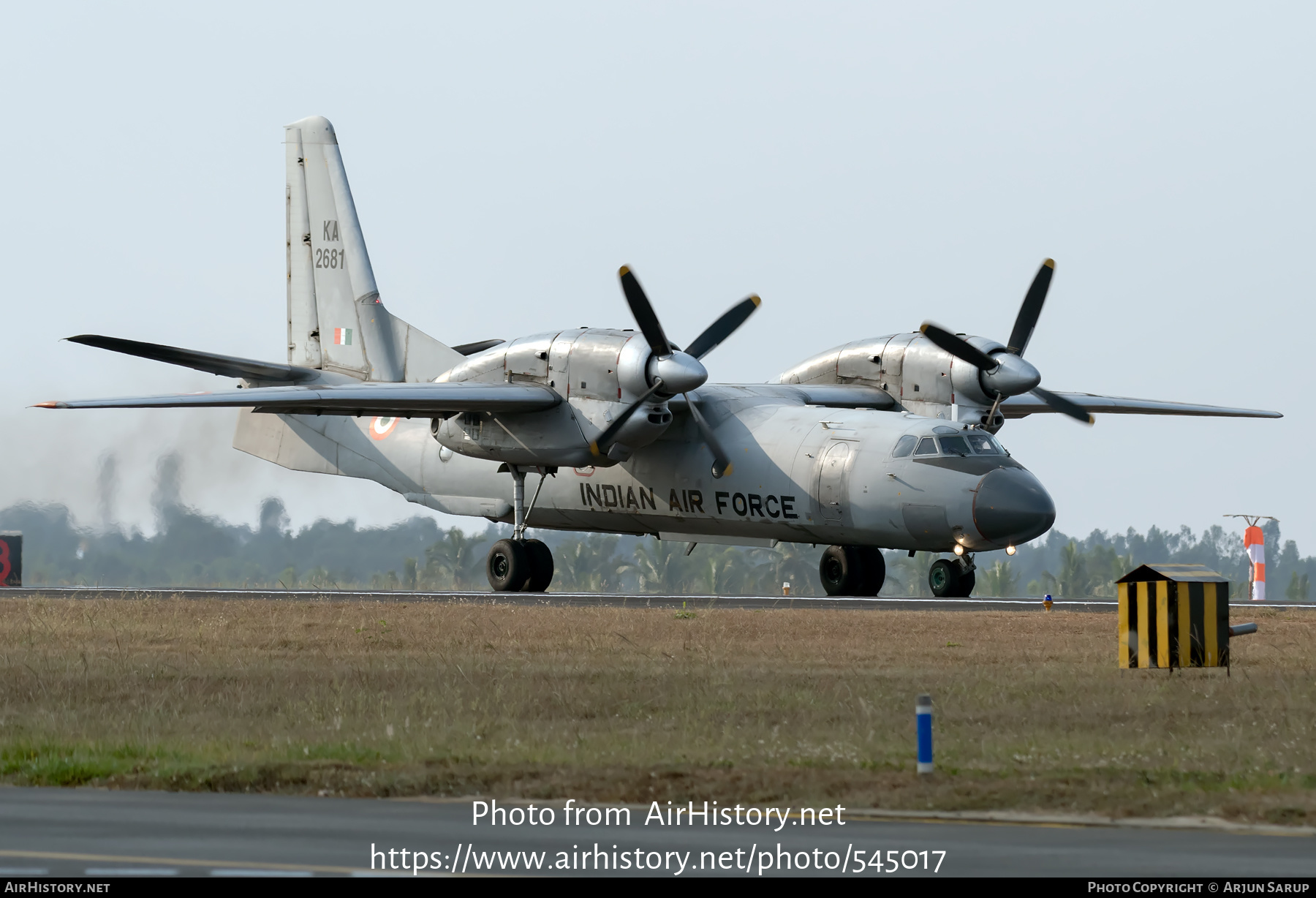 Aircraft Photo of KA2681 | Antonov An-32RE | India - Air Force | AirHistory.net #545017