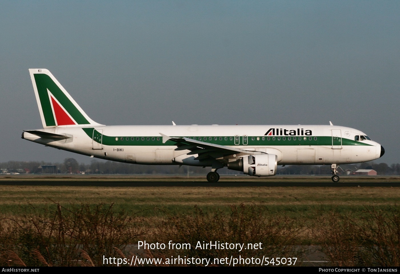 Aircraft Photo of I-BIKI | Airbus A320-214 | Alitalia | AirHistory.net #545037