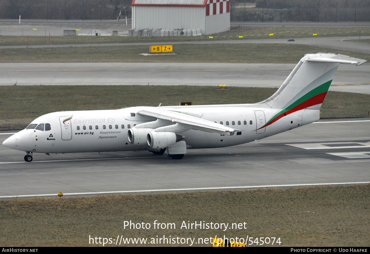 Aircraft Photo of LZ-HBF | British Aerospace BAe-146-300 | Bulgaria Air | AirHistory.net #545074