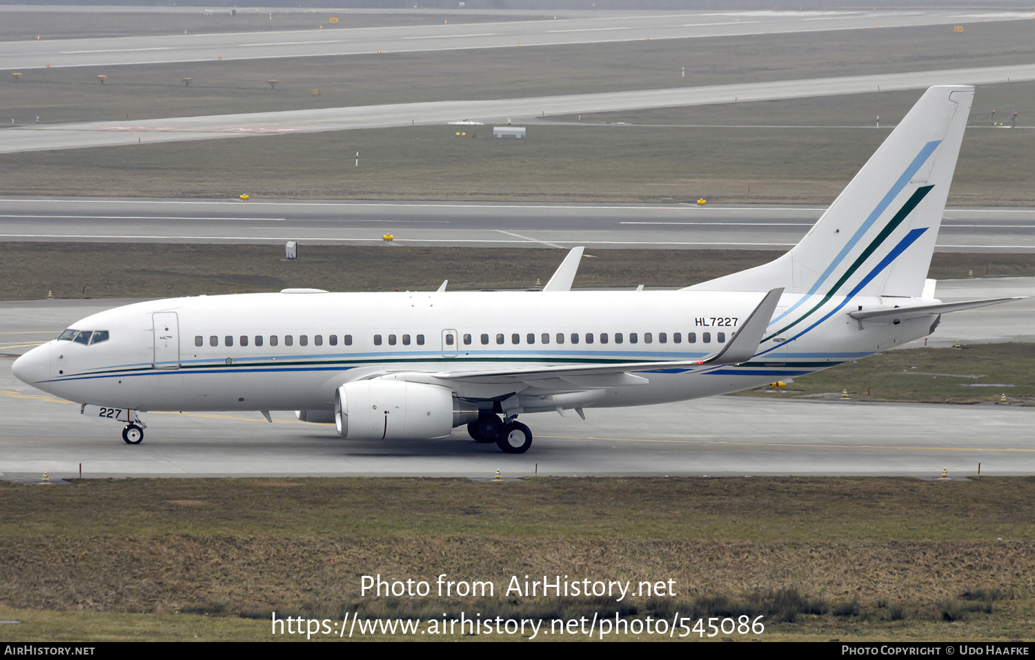 Aircraft Photo of HL7227 | Boeing 737-7HF BBJ | AirHistory.net #545086