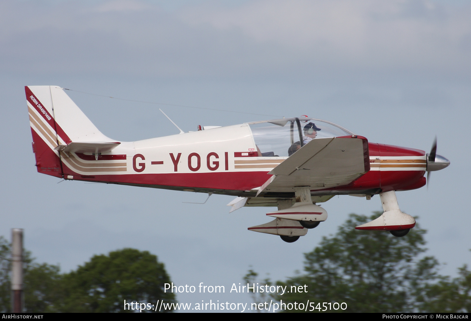 Aircraft Photo of G-YOGI | Robin DR-400-140B Major | AirHistory.net #545100