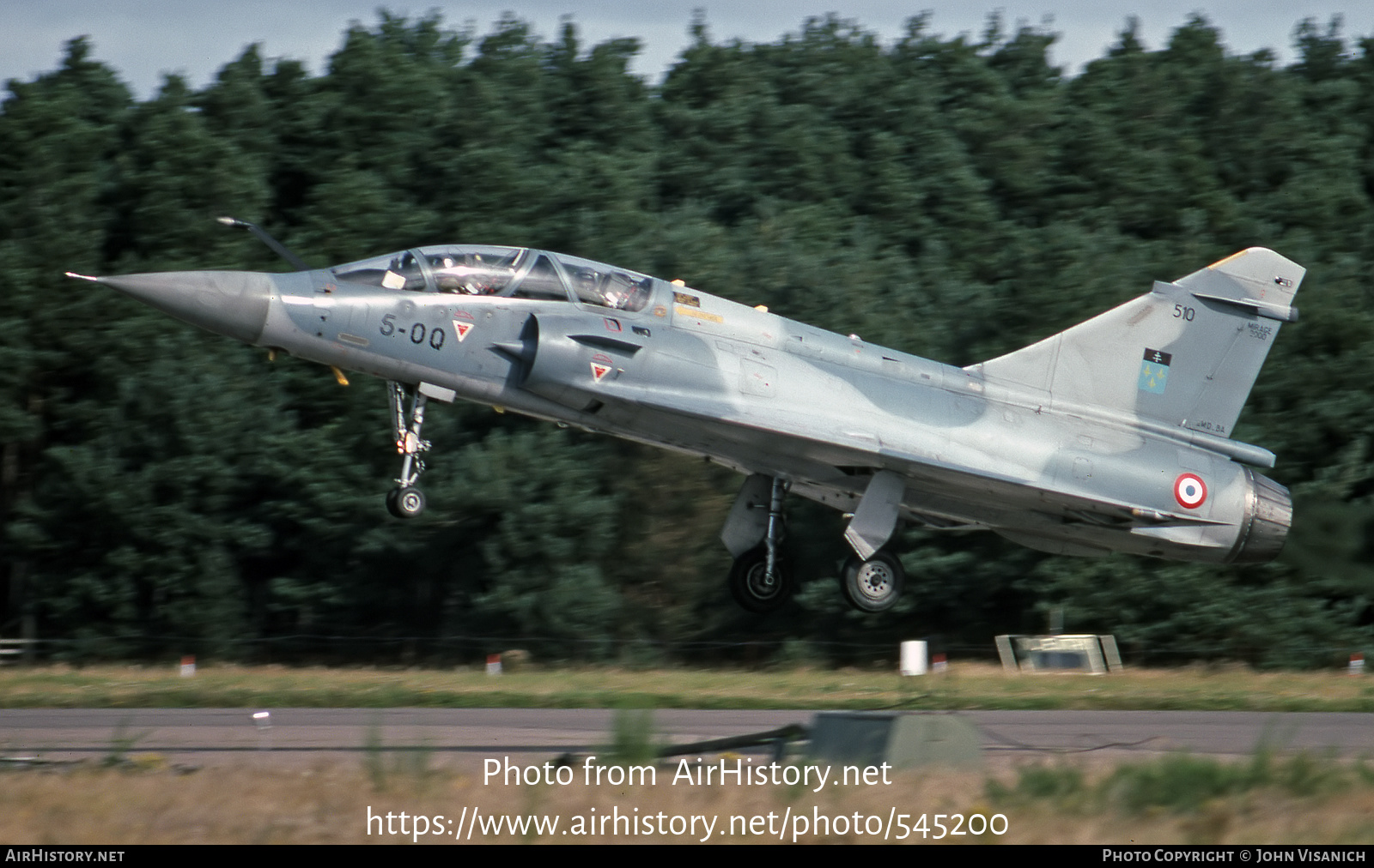 Aircraft Photo of 510 | Dassault Mirage 2000B | France - Air Force | AirHistory.net #545200