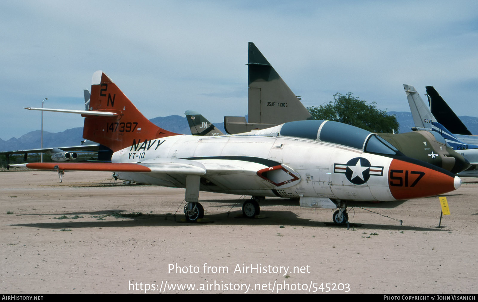 Aircraft Photo of 147397 | Grumman TF-9J Cougar | USA - Navy | AirHistory.net #545203