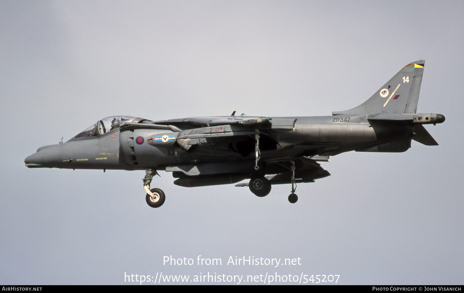 Aircraft Photo of ZD347 | British Aerospace Harrier GR7A | UK - Air Force | AirHistory.net #545207