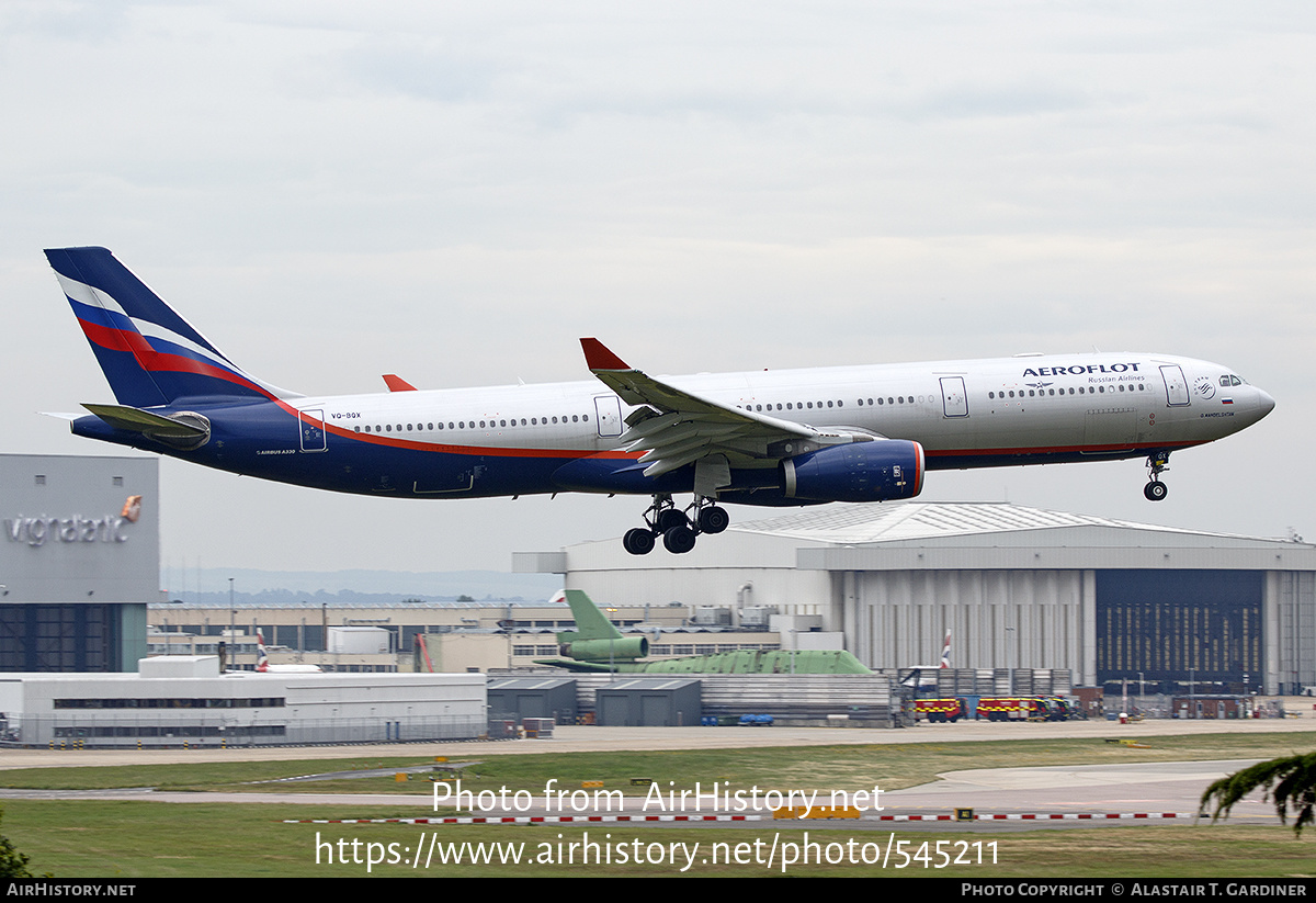 Aircraft Photo of VQ-BQX | Airbus A330-343 | Aeroflot - Russian Airlines | AirHistory.net #545211