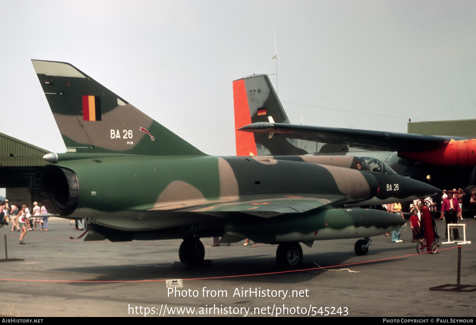 Aircraft Photo of BA26 | Dassault Mirage 5BA | Belgium - Air Force | AirHistory.net #545243