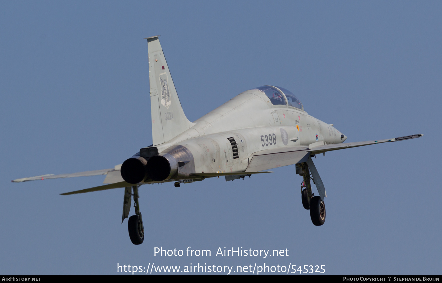 Aircraft Photo of 5398 | Northrop F-5F Tiger II | Taiwan - Air Force | AirHistory.net #545325