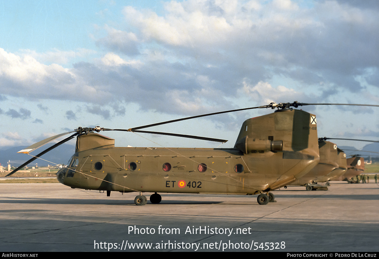 Aircraft Photo Of Ht17 02 Boeing Ch 47d Chinook 414 Spain Army