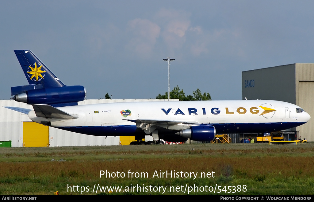 Aircraft Photo of PP-VQY | McDonnell Douglas DC-10-30(F) | Varig Log | AirHistory.net #545388