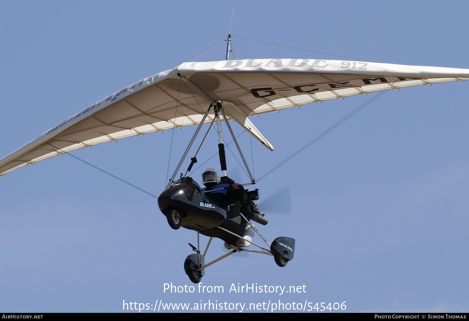 Aircraft Photo of G-CEMR | Mainair Blade 912 | AirHistory.net #545406