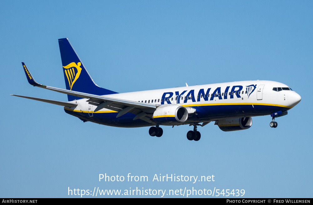 Aircraft Photo of 9H-QEA | Boeing 737-800 | Ryanair | AirHistory.net #545439