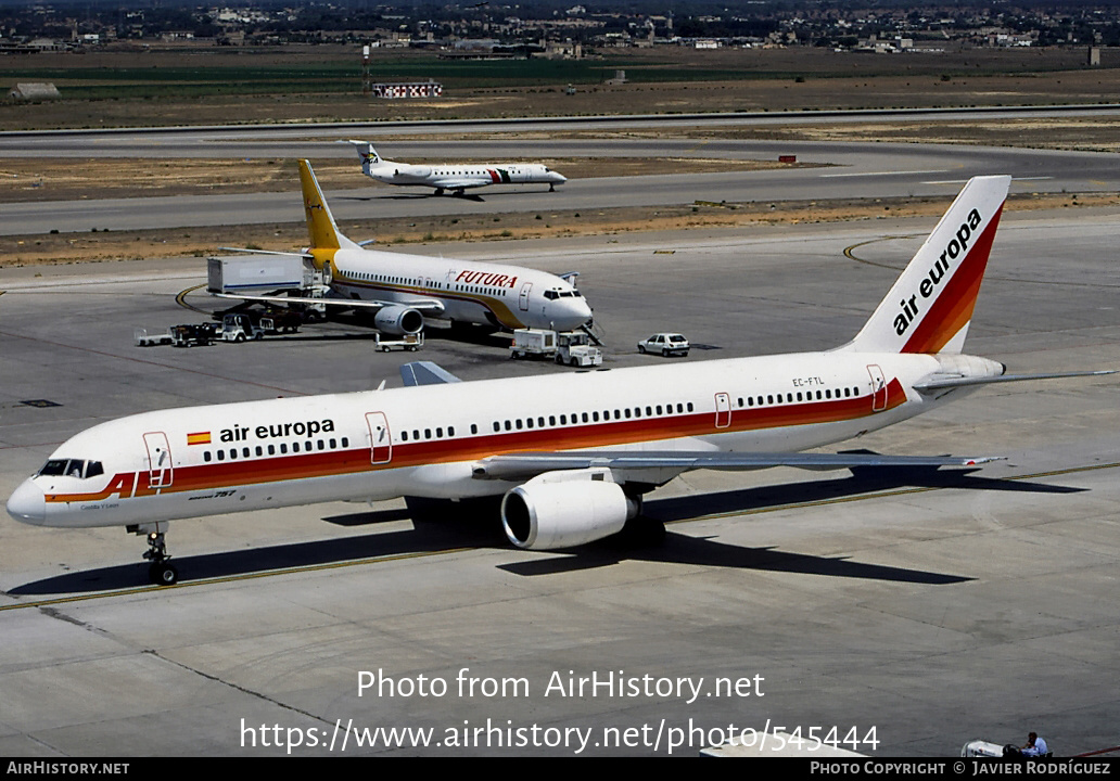 Aircraft Photo of EC-FTL | Boeing 757-236 | Air Europa | AirHistory.net #545444