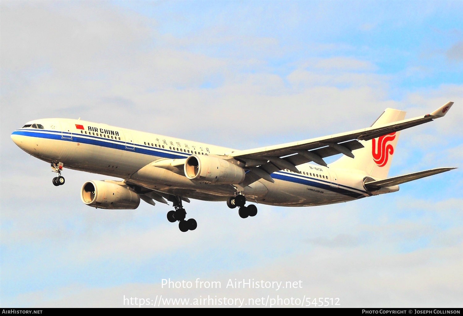 Aircraft Photo of B-6131 | Airbus A330-243 | Air China | AirHistory.net #545512