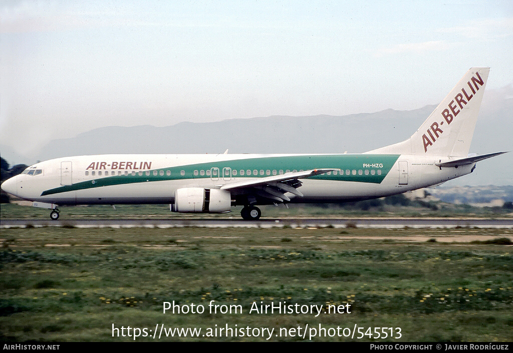 Aircraft Photo of PH-HZG | Boeing 737-8K2 | Air Berlin | AirHistory.net #545513