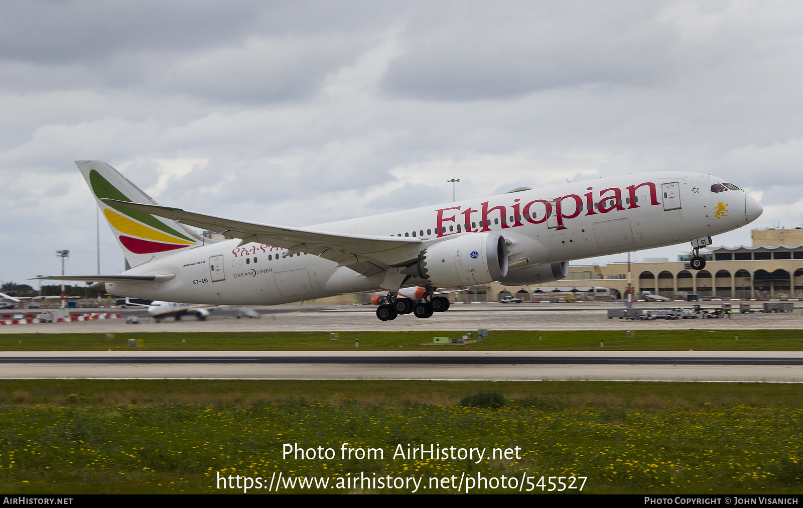 Aircraft Photo of ET-ASI | Boeing 787-8 Dreamliner | Ethiopian Airlines | AirHistory.net #545527