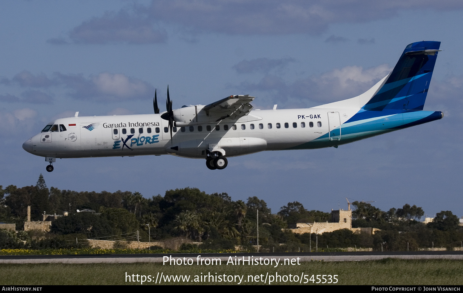 Aircraft Photo of PK-GAK | ATR ATR-72-600 (ATR-72-212A) | Garuda Indonesia Explore | AirHistory.net #545535