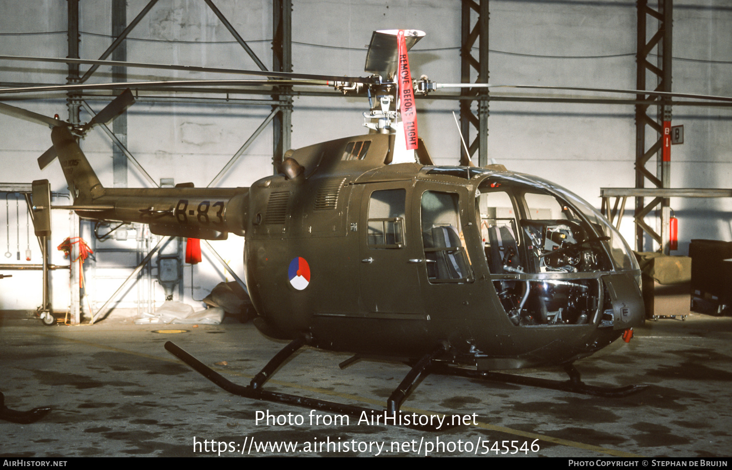 Aircraft Photo of B-83 | MBB BO-105D | Netherlands - Air Force | AirHistory.net #545546