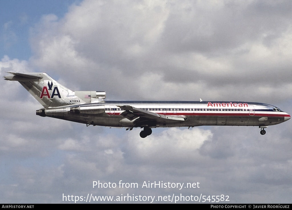 Aircraft Photo of N702AA | Boeing 727-223/Adv | American Airlines | AirHistory.net #545582