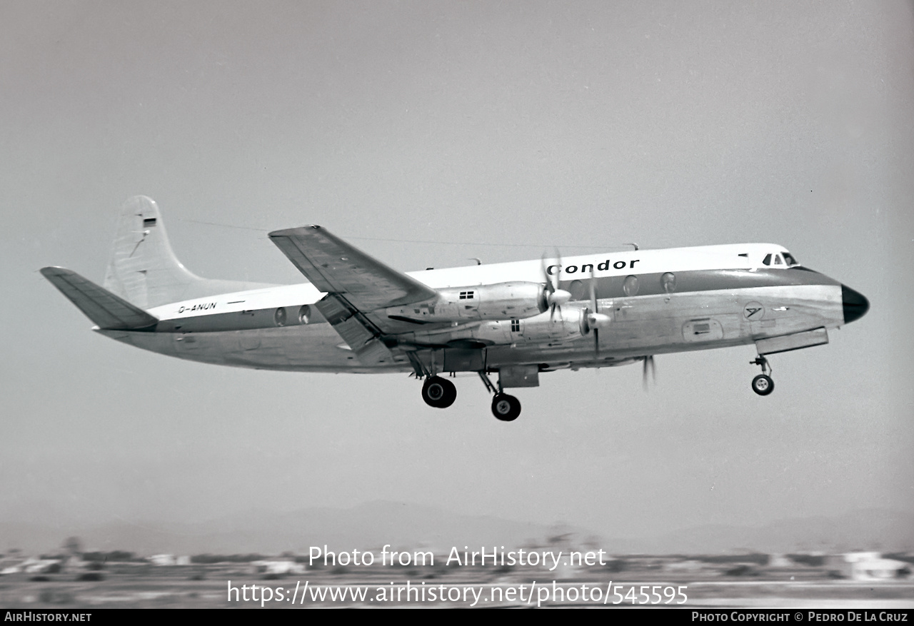 Aircraft Photo of D-ANUN | Vickers 814 Viscount | Condor Flugdienst | AirHistory.net #545595