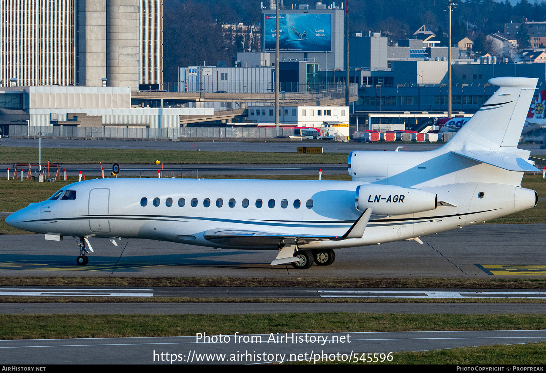 Aircraft Photo of LN-AGR | Dassault Falcon 7X | AirHistory.net #545596