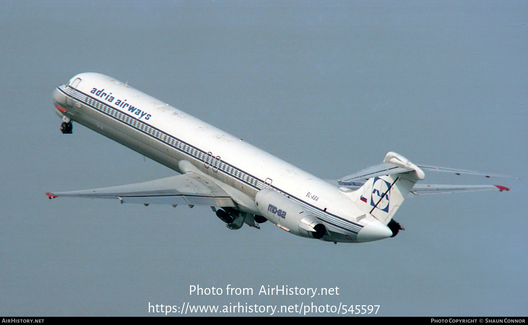 Aircraft Photo of SL-ABA | McDonnell Douglas MD-82 (DC-9-82) | Adria Airways | AirHistory.net #545597