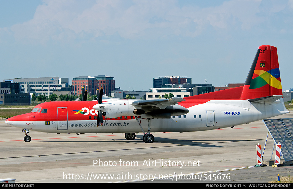 Aircraft Photo of PH-KXX | Fokker 50 | OceanAir Linhas Aéreas | AirHistory.net #545676